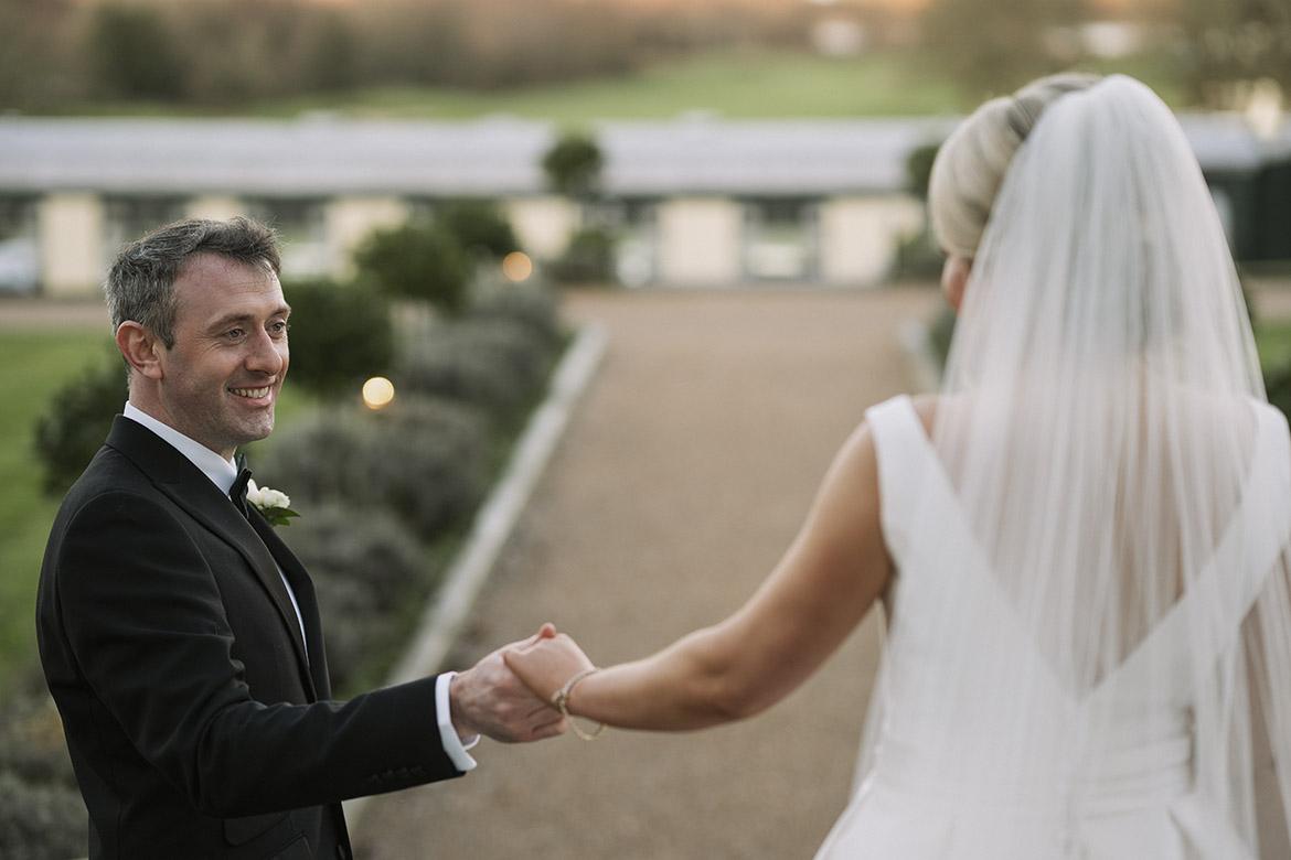 Wedding photography of a couple at the glenlo abbey hotel in Galway