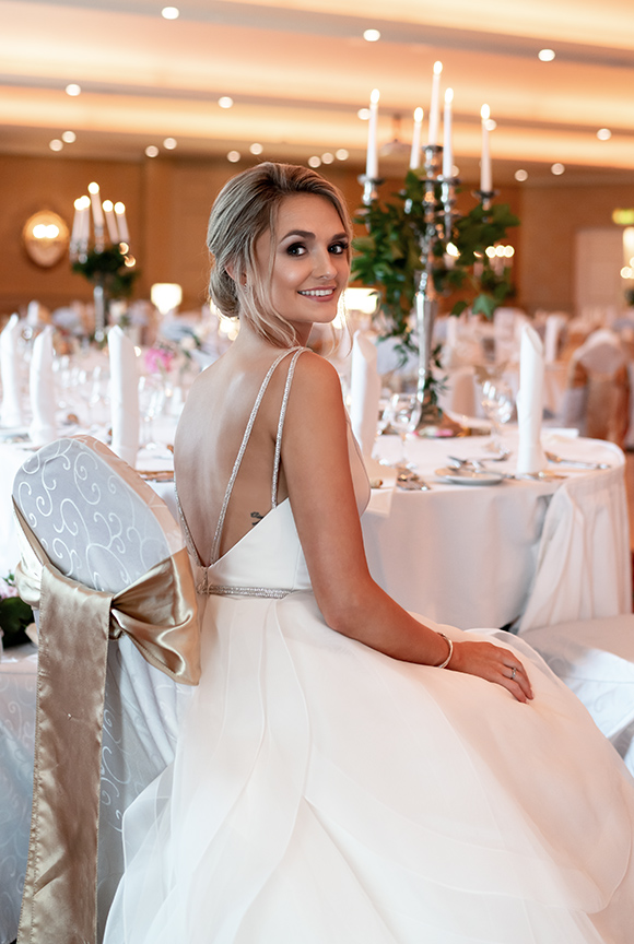 Bride portrait at the Galway bay hotel in Galway